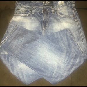 Silver jeans, size 34/32, hunter